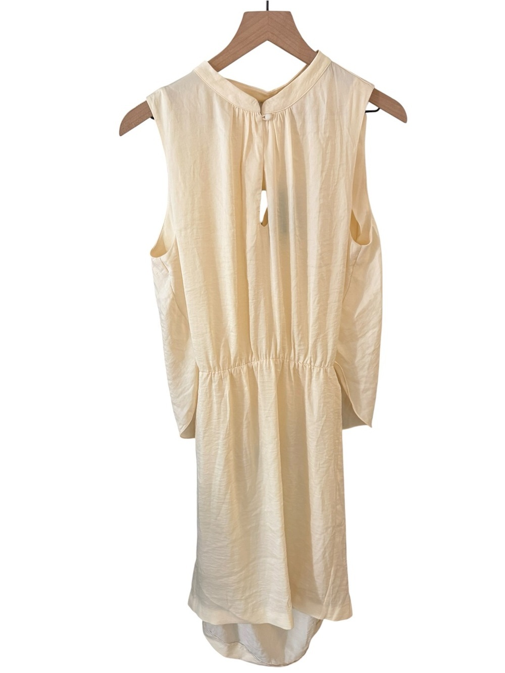 Hoss Intropia Ivory Cutout Open Back Midi Dress Size 12 / EU 44 NWT $250